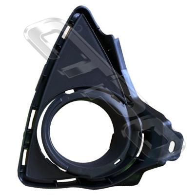 FOG LAMP COVER - R/H - WITH HOLE - TO SUIT TOYOTA COROLLA 2012- HATCH