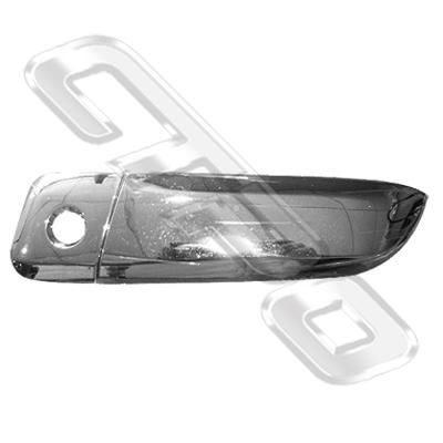 DOOR HANDLE - FRONT OUTER - W/COVER - CHROME - L/H - TO SUIT TOYOTA HIACE 2004-
