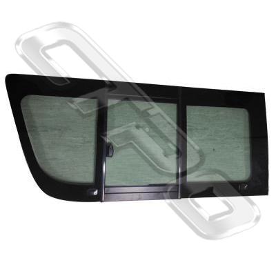 GLASS - MIDDLE - W/SLIDING WINDOW - L/H - TO SUIT TOYOTA HIACE 2004-