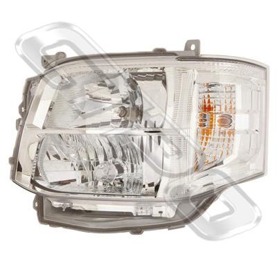 HEADLAMP - L/H - HID TYPE - TO SUIT TOYOTA HIACE 2010-  F/LIFT