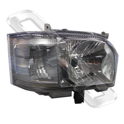 HEADLAMP - R/H - 3 BULB TYPE - TO SUIT TOYOTA HIACE 2014-  F/LIFT LATE