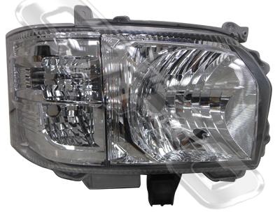 HEADLAMP - R/H - 4 BULB TYPE - TO SUIT TOYOTA HIACE 2014-  F/LIFT LATE