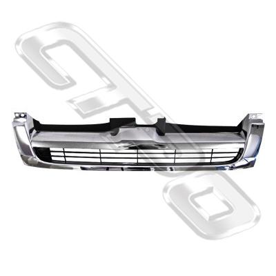 GRILLE - CHROME/BLACK - TO SUIT TOYOTA HIACE 2004-