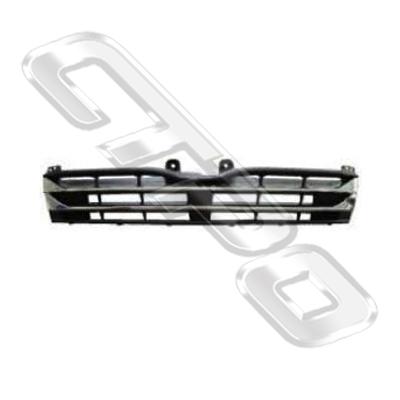 GRILLE - CHROME/BLACK - TO SUIT TOYOTA HIACE 2010-  F/LIFT  WIDE