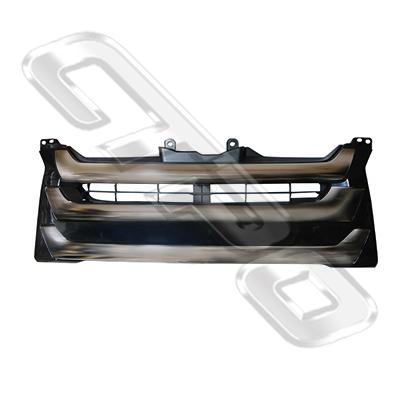 GRILLE - CHROME/BLACK - NARROW - TO SUIT TOYOTA HIACE 2014-  F/LIFT LATE