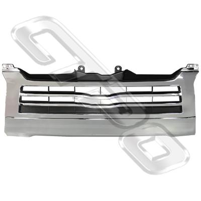 GRILLE - CHROME - NARROW - TO SUIT TOYOTA HIACE 2014-  F/LIFT LATE