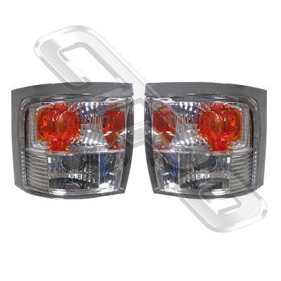 CORNER LAMP - SET - L&R - CRYSTAL TYPE - TO SUIT TOYOTA COASTER BB42 BUS 1993-