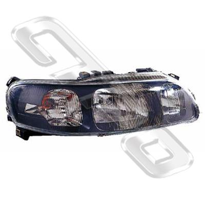 HEADLAMP - R/H - ELECTRIC - BLACK - TO SUIT VOLVO S60 2000-04