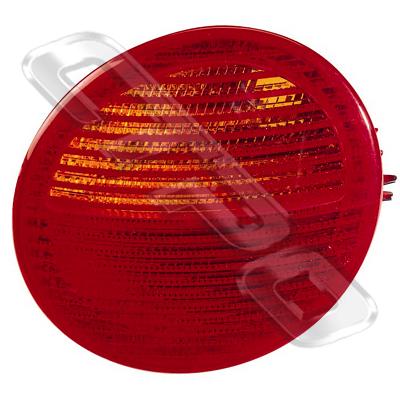 REAR LAMP - L/H - WITH RED LINES - TO SUIT VW BEETLE 1998-