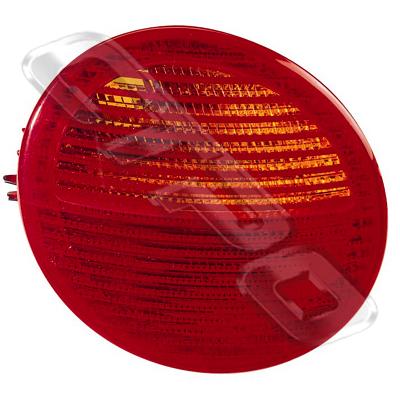 REAR LAMP - R/H - WITH RED LINES - TO SUIT VW BEETLE 1998-