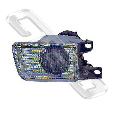 FOG LAMP - L/H - CLEAR - WITH 'E' - TO SUIT VW GOLF 1992-