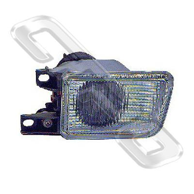 FOG LAMP - R/H - CLEAR - WITH 'E' - TO SUIT VW GOLF 1992-