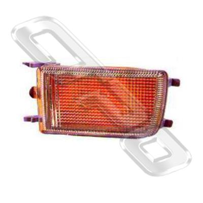 BUMPER LAMP - CLEAR OVER AMBER - L/H - TO SUIT VW GOLF 1992-