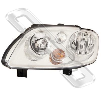 HEADLAMP - L/H - W/FOG - ELEC - TO SUIT VW TOURAN 2004-06