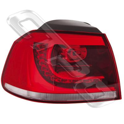 REAR LAMP - L/H - OUTER - GTI/R LED TYPE - TO SUIT VW GOLF MK6 2009-