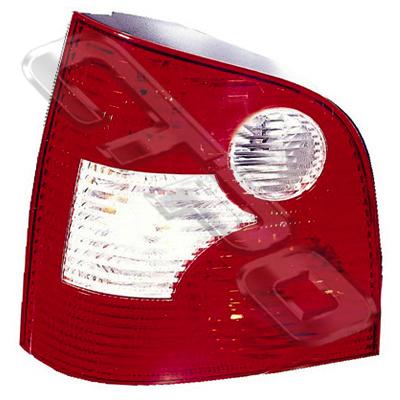 REAR LAMP - L/H - CLEAR/RED - TO SUIT VW POLO MK5 2002-