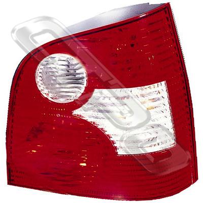 REAR LAMP - R/H - CLEAR/RED - TO SUIT VW POLO MK5 2002-