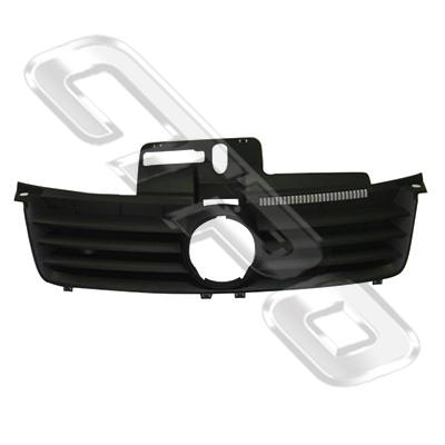 GRILLE - BLACK - TO SUIT VW POLO MK5 2002-