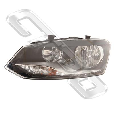HEADLAMP - L/H - TO SUIT VW POLO MK6 2009-