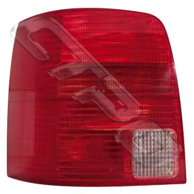 REAR LAMP - L/H - RED INDICATOR - TO SUIT VW PASSAT B5 1997-99  WAGON